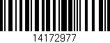 Código de barras (EAN, GTIN, SKU, ISBN): '14172977'