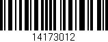 Código de barras (EAN, GTIN, SKU, ISBN): '14173012'