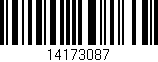 Código de barras (EAN, GTIN, SKU, ISBN): '14173087'