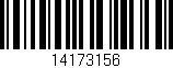 Código de barras (EAN, GTIN, SKU, ISBN): '14173156'