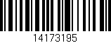 Código de barras (EAN, GTIN, SKU, ISBN): '14173195'