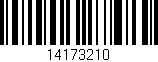 Código de barras (EAN, GTIN, SKU, ISBN): '14173210'