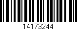 Código de barras (EAN, GTIN, SKU, ISBN): '14173244'
