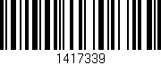 Código de barras (EAN, GTIN, SKU, ISBN): '1417339'