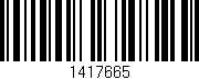 Código de barras (EAN, GTIN, SKU, ISBN): '1417665'