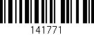 Código de barras (EAN, GTIN, SKU, ISBN): '141771'