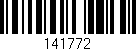Código de barras (EAN, GTIN, SKU, ISBN): '141772'