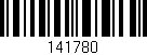 Código de barras (EAN, GTIN, SKU, ISBN): '141780'