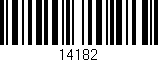 Código de barras (EAN, GTIN, SKU, ISBN): '14182'