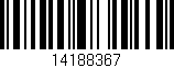 Código de barras (EAN, GTIN, SKU, ISBN): '14188367'