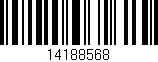 Código de barras (EAN, GTIN, SKU, ISBN): '14188568'