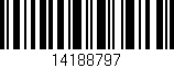 Código de barras (EAN, GTIN, SKU, ISBN): '14188797'
