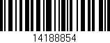 Código de barras (EAN, GTIN, SKU, ISBN): '14188854'
