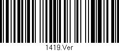 Código de barras (EAN, GTIN, SKU, ISBN): '1419.Ver'