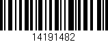 Código de barras (EAN, GTIN, SKU, ISBN): '14191482'