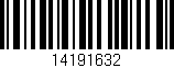 Código de barras (EAN, GTIN, SKU, ISBN): '14191632'