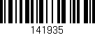 Código de barras (EAN, GTIN, SKU, ISBN): '141935'