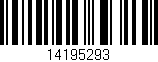 Código de barras (EAN, GTIN, SKU, ISBN): '14195293'