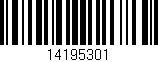 Código de barras (EAN, GTIN, SKU, ISBN): '14195301'
