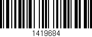Código de barras (EAN, GTIN, SKU, ISBN): '1419684'