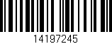 Código de barras (EAN, GTIN, SKU, ISBN): '14197245'