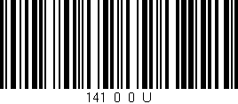 Código de barras (EAN, GTIN, SKU, ISBN): '141_0_0_U'