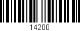 Código de barras (EAN, GTIN, SKU, ISBN): '14200'