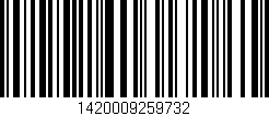 Código de barras (EAN, GTIN, SKU, ISBN): '1420009259732'