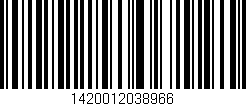 Código de barras (EAN, GTIN, SKU, ISBN): '1420012038966'