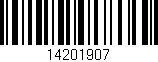 Código de barras (EAN, GTIN, SKU, ISBN): '14201907'