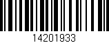 Código de barras (EAN, GTIN, SKU, ISBN): '14201933'