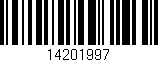 Código de barras (EAN, GTIN, SKU, ISBN): '14201997'