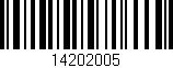 Código de barras (EAN, GTIN, SKU, ISBN): '14202005'