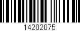 Código de barras (EAN, GTIN, SKU, ISBN): '14202075'