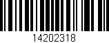 Código de barras (EAN, GTIN, SKU, ISBN): '14202318'