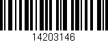 Código de barras (EAN, GTIN, SKU, ISBN): '14203146'