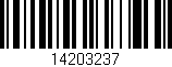 Código de barras (EAN, GTIN, SKU, ISBN): '14203237'