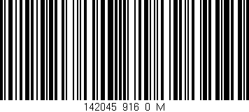Código de barras (EAN, GTIN, SKU, ISBN): '142045_916_0_M'