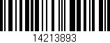 Código de barras (EAN, GTIN, SKU, ISBN): '14213893'