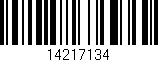 Código de barras (EAN, GTIN, SKU, ISBN): '14217134'
