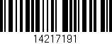 Código de barras (EAN, GTIN, SKU, ISBN): '14217191'
