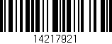 Código de barras (EAN, GTIN, SKU, ISBN): '14217921'