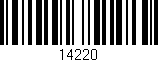Código de barras (EAN, GTIN, SKU, ISBN): '14220'
