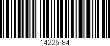 Código de barras (EAN, GTIN, SKU, ISBN): '14225-84'