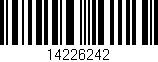 Código de barras (EAN, GTIN, SKU, ISBN): '14226242'