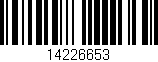 Código de barras (EAN, GTIN, SKU, ISBN): '14226653'