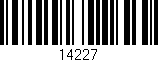 Código de barras (EAN, GTIN, SKU, ISBN): '14227'