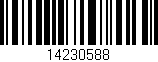 Código de barras (EAN, GTIN, SKU, ISBN): '14230588'