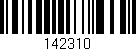 Código de barras (EAN, GTIN, SKU, ISBN): '142310'