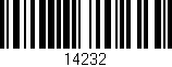 Código de barras (EAN, GTIN, SKU, ISBN): '14232'